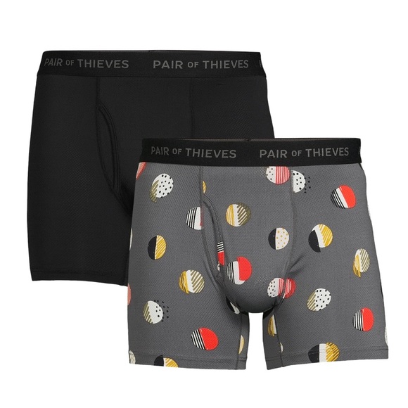 Pair of Thieves SUPERFIT 2-Pack Adult Mens Boxer Briefs - Picture 1 of 12